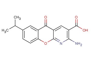 2-amino-7-isopropyl-5-oxo-5H-chromeno[2,3-b]pyridine-3-carboxylic acid