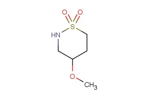 4-methoxy-1,2-thiazinane 1,1-dioxide