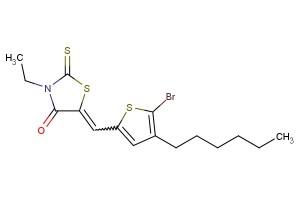 5-((5-bromo-4-hexylthiophen-2-yl)methylene)-3-ethyl-2-thioxothiazolidin-4-one