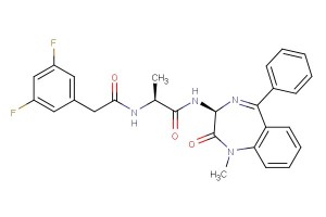 (S)-2-(2-(3,5-difluorophenyl)acetamido)-N-((S)-1-methyl-2-oxo-5-phenyl-2,3-dihydro-1H-benzo[e][1,4]diazepin-3-yl)propanamide