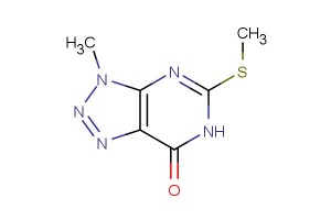 3-methyl-5-(methylthio)-3H-[1,2,3]triazolo[4,5-d]pyrimidin-7(6H)-one