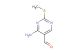 4-amino-2-(methylthio)pyrimidine-5-carbaldehyde