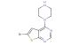 6-bromo-4-(piperazin-1-yl)thieno[2,3-d]pyrimidine