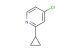 4-chloro-2-cyclopropylpyridine