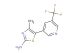 4-methyl-5-(5-(trifluoromethyl)pyridin-3-yl)thiazol-2-amine