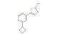 5-(2-cyclobutylpyridin-4-yl)thiazol-2-amine