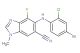 5-(4-bromo-2-chlorophenylamino)-4-fluoro-1-methyl-1H-benzo[d]imidazole-6-carbonitrile