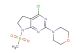 4-(4-chloro-7-(methylsulfonyl)-6,7-dihydro-5H-pyrrolo[2,3-d]pyrimidin-2-yl)morpholine