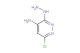 6-chloro-3-hydrazinylpyridazin-4-amine
