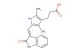 (E)-3-(2,4-dimethyl-5-((2-oxoindolin-3-ylidene)methyl)-1H-pyrrol-3-yl)propanoic acid
