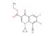 ethyl 7-chloro-8-cyano-1-cyclopropyl-6-fluoro-4-oxo-1,4-dihydroquinoline-3-carboxylate