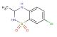 7-chloro-3-methyl-3,4-dihydro-2H-1,2,4-benzothiadiazine 1,1-dioxide