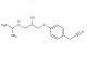2-(4-(2-hydroxy-3-(isopropylamino)propoxy)phenyl)acetonitrile