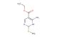 ethyl 6-amino-2-(methylthio)-1,2-dihydropyrimidine-5-carboxylate