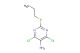 4,6-dichloro-2-propylthiopyrimidine-5-amine