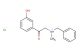 N-benzyl-2-(3-hydroxyphenyl)-N-methyl-2-oxoethanaminium chloride