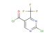 2-chloro-4-(trifluoromethyl)pyrimidine-5-carbonyl chloride