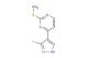 4-(3-iodo-1H-pyrazol-4-yl)-2-(methylthio)pyrimidine