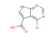 4-chloro-7H-pyrrolo[2,3-d]pyrimidine-5-carboxylic acid