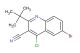 6-bromo-2-tert-butyl-4-chloroquinoline-3-carbonitrile