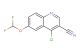 4-chloro-6-(difluoromethoxy)quinoline-3-carbonitrile