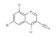 6-bromo-4,8-dichloroquinoline-3-carbonitrile