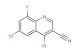 4,6-dichloro-8-fluoroquinoline-3-carbonitrile