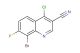 8-bromo-4-chloro-7-fluoro-quinoline-3-carbonitrile