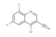 4-chloro-6,8-difluoroquinoline-3-carbonitrile