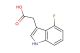 2-(4-fluoro-1H-indol-3-yl)acetic acid