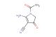 1-acetyl-2-amino-4-oxo-4,5-dihydro-1H-pyrrole-3-carbonitrile