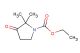 2,2-dimethyl-3-oxo-pyrrolidine-1-carboxylic acid ethyl ester