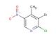 3-bromo-2-chloro-4-methyl-5-nitropyridine