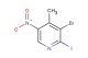 3-bromo-2-iodo-4-methyl-5-nitropyridine
