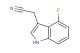 2-(4-fluoro-1H-indol-3-yl)acetonitrile