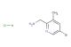 (5-bromo-3-methylpyridin-2-yl)methanamine hydrochloride