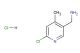 (6-chloro-4-methylpyridin-3-yl)methanamine hydrochloride