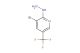 1-(3-bromo-5-(trifluoromethyl)pyridin-2-yl)hydrazine