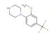 1-(4-(trifluoromethyl)-2-methoxyphenyl)piperazine