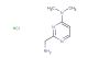 2-(aminomethyl)-N,N-dimethylpyrimidin-4-amine hydrochloride