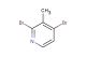 2,4-dibromo-3-methylpyridine