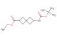 6-[(tert-butoxycarbonyl)amino]spiro[3.3]heptane-2-carboxylic acid ethyl ester