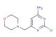 2-chloro-6-(morpholinomethyl)pyrimidin-4-amine