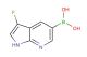 3-fluoro-1H-pyrrolo[2,3-b]pyridin-5-ylboronic acid