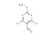 4,6-dichloro-2-(methylthio)pyrimidine-5-carbaldehyde