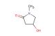 4-hydroxy-1-methylpyrrolidin-2-one