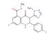 methyl 7-fluoro-2-(4-fluorophenyl)-3-(1-methyl-1H-1,2,4-triazol-5-yl)-4-oxo-1,2,3,4-tetrahydroquinoline-5-carboxylate