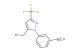 3-(5-(bromomethyl)-3-(trifluoromethyl)-1H-pyrazol-1-yl)benzonitrile