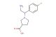 1-(2-amino-1-(4-fluorophenyl)ethyl)pyrrolidine-3-carboxylic acid