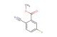 methyl 2-cyano-5-fluorobenzoate